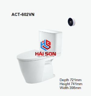 INAX Bồn cầu 2 khối xả cảm ứng ACT-602VN