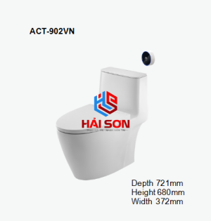 INAX Bồn cầu 1 khối xả cảm ứng ACT-902VN