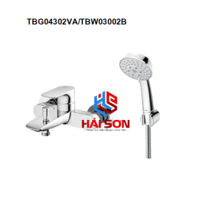 TOTO Bộ sen tắm nóng lạnh GA TBG04302VA/TBW03002B