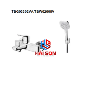 TOTO Bộ sen tắm nóng lạnh GS TBG03302VA/TBW02005V