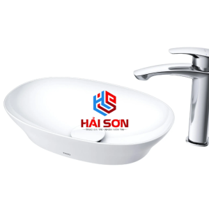 TOTO Chậu đặt bàn vành mỏng Linear Ceram LT4724MTCMW