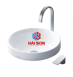 TOTO Lavabo để bàn đá cao cấp L1704 hình tròn L1704XW
