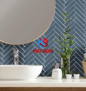 INAX-325/FBM_251 x 209.3 Gạch ốp tường kiến trúc Nhật FISHBONE MOSAIC