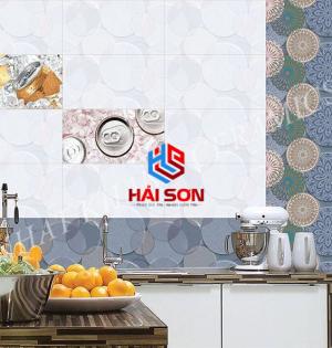 NK8413_300×600 Gạch Bộ Ốp Tường Phối Cảnh Đa Vòng Tròn