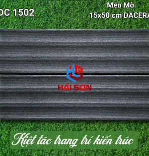 VNDC1502_Gạch Trang Trí Men Mờ 15*50 Màu Xám
