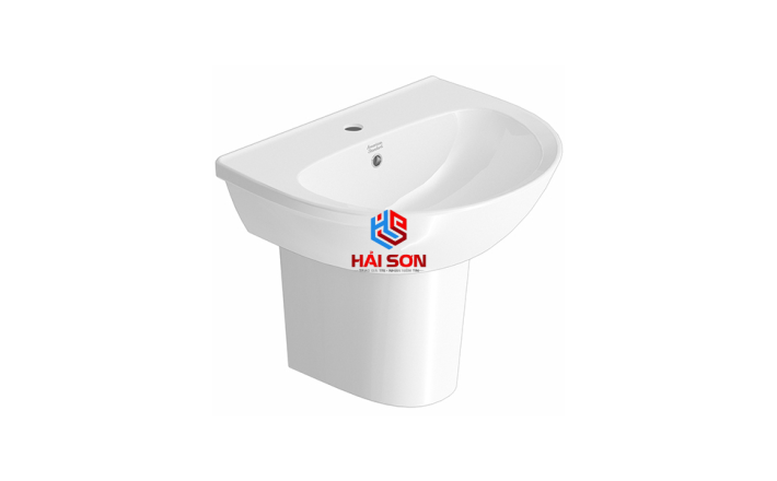 American Chậu rửa treo tường Neo Modern/Cheo treo chậu Neo Cygnet 0953-WT/WP-F712