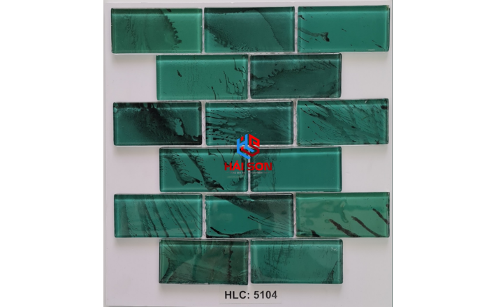 VTPHLC - 5104_ 50x100mm Gạch Thuỷ Tinh Hồ Bơi Mosaic Vân Mây