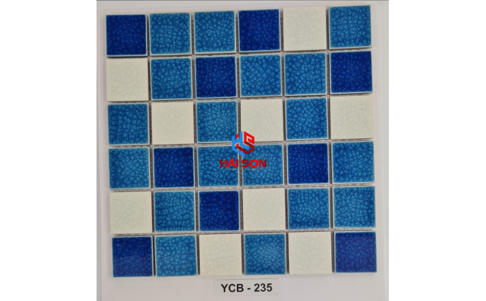 VTPYCB - 235_306mm x 306mm Gạch Mosaic Gốm Hồ Bơi