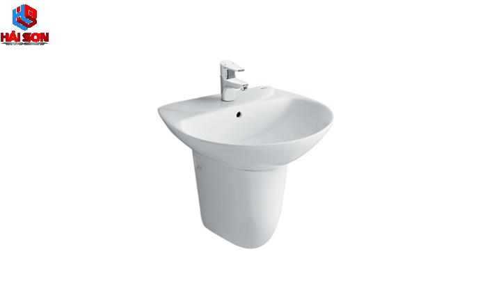 LAVABO TREO TƯỜNG INAX L-285V/L-288VC KÈM CHÂN NGẮN 