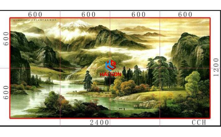 NK1038_1.2m2 X 2.4m2 Gạch Tranh