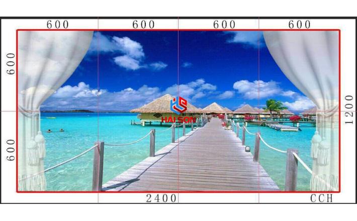 NK1040_1.2m2 X 2.4m2 Gạch Tranh