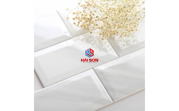 DASM1220XK_100*200mm Gạch thẻ màu inkjet trắng nâu bóng vát