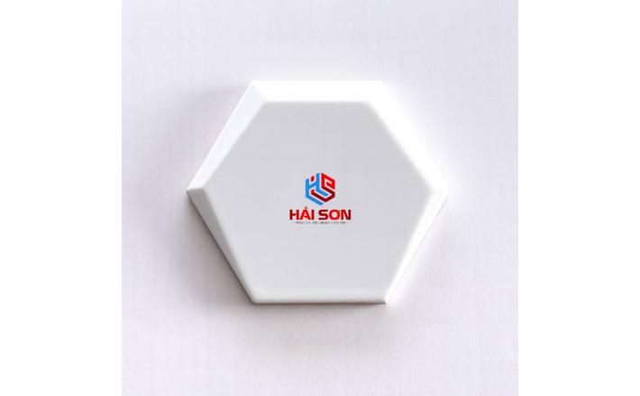 DASM1715800_87*173*150mm Gạch Lục Giác Trắng Bóng Vát