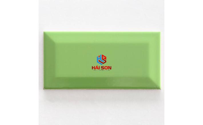 DASM751506X_75*150mm Gạch thẻ xanh cốm bóng vát