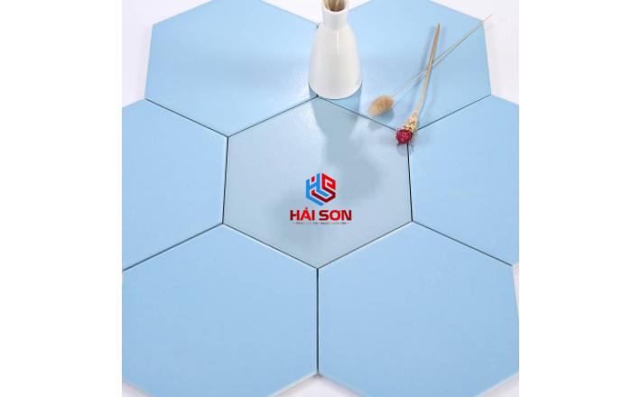 DASM1715800_87*173*150mm Gạch Lục Giác Trắng Bóng Vát