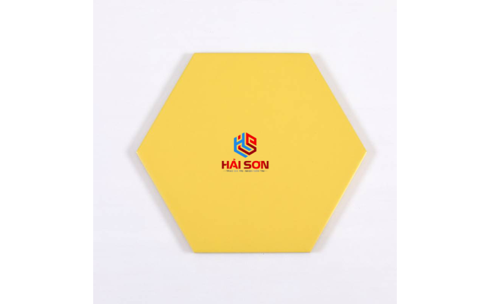 DASM23205_200x230x115mm Gạch Thẻ Lục Giác Màu Vàng
