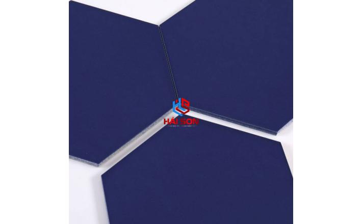 DASM23208_200*230*115mm Gạch Thẻ Lục Giác Màu Xanh