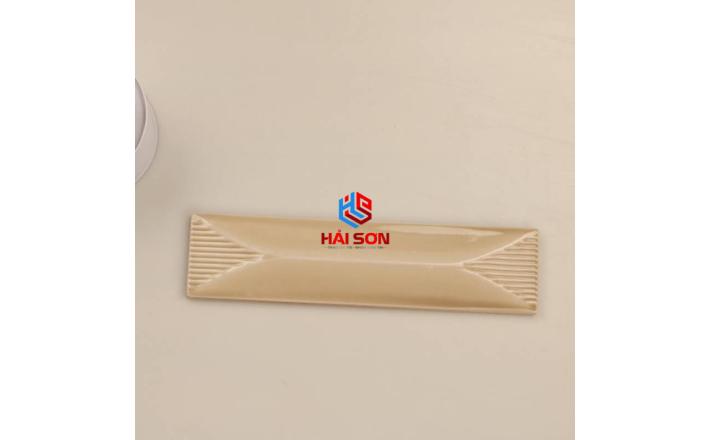 DASMGEC5B_65*265mm Gạch Thẻ Trang Trí Độc Đáo Be Bóng