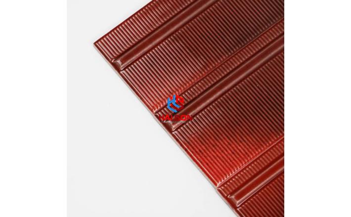DAS100200-01_100*200mm Gạch thẻ trang trí hình lược (Đỏ đen nhạt mix 4 màu)