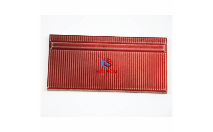 DAS100200-01_100*200mm Gạch thẻ trang trí hình lược (Đỏ đen nhạt mix 4 màu)