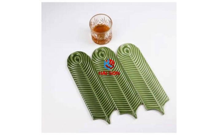 DAS90300-11_90*300mm Gạch Ốp Tường Lông Vũ Đẹp Mix 3 Màu Xanh