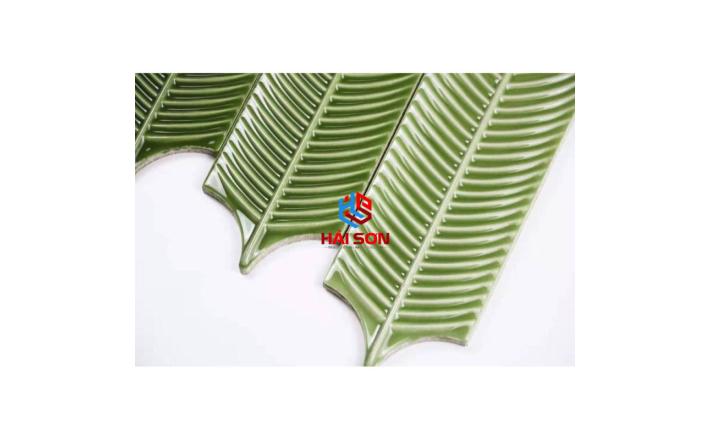 DAS90300-11_90*300mm Gạch Ốp Tường Lông Vũ Đẹp Mix 3 Màu Xanh