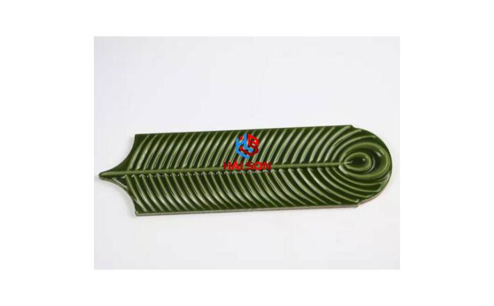 DAS90300-11_90*300mm Gạch Ốp Tường Lông Vũ Đẹp Mix 3 Màu Xanh