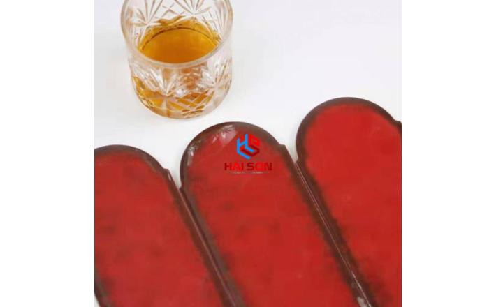 DAS	L90300-15_90*300mm Gạch Thẻ Lông Vũ Bóng Lượn Đỏ Đô