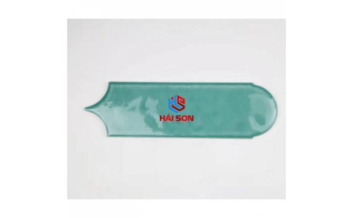 DAS L90300-03_90*300mm Gạch Thẻ Lông Vũ Bóng Lượn Xanh Mint