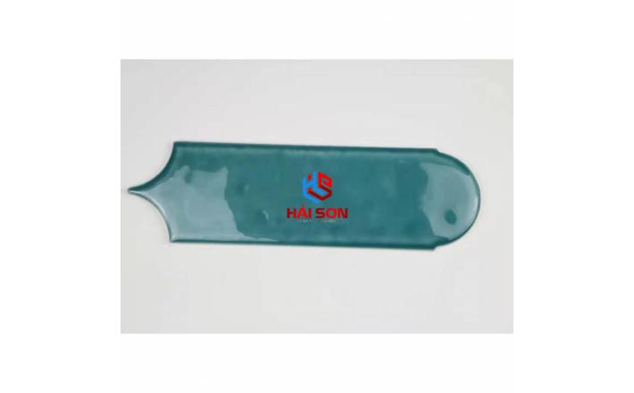 DAS L90300-03_90*300mm Gạch Thẻ Lông Vũ Bóng Lượn Xanh Mint
