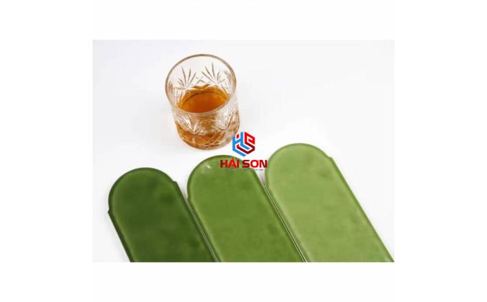 DASL90300-11_90*300mm Gạch Thẻ Lông Vũ Bóng Lượn Xanh Matcha