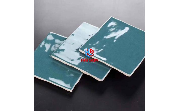 DAS12504H_125mm*125mm Gạch Thẻ Trang Trí Màu Xanh Ngọc