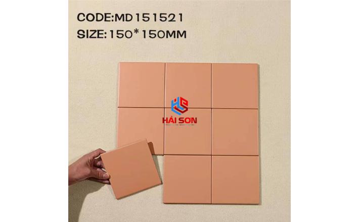 DAS MD151521_150x150mm Gạch thẻ xương đá Porcela