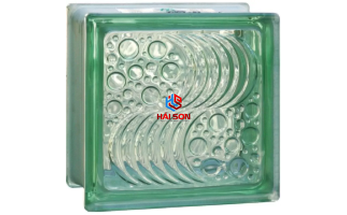 DASBB_19x19x9.5 cm Gạch Kính Bọt Biển Đồng Tâm 