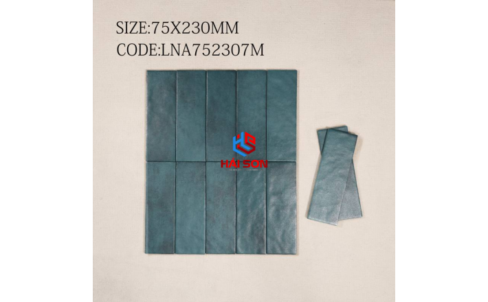 DASLNA752307M_75x230mm Gạch Thẻ Pocerlain Nhám Mặt