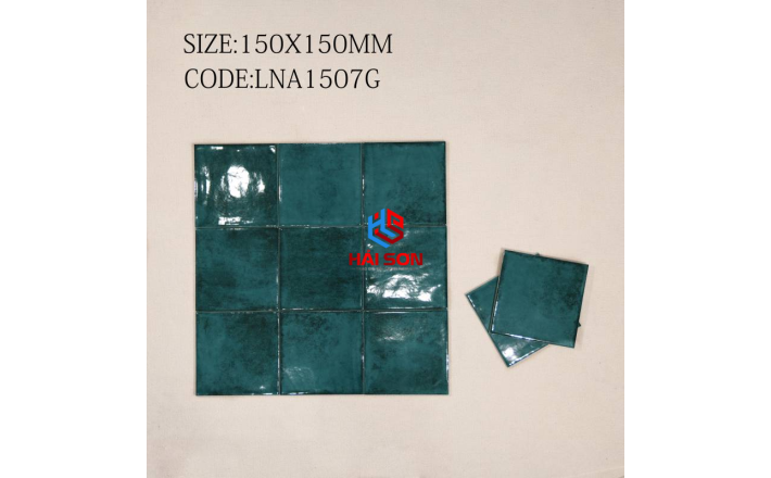 DAS1507G_150x150mm Gạch Thẻ Pocerlain Men Bóng