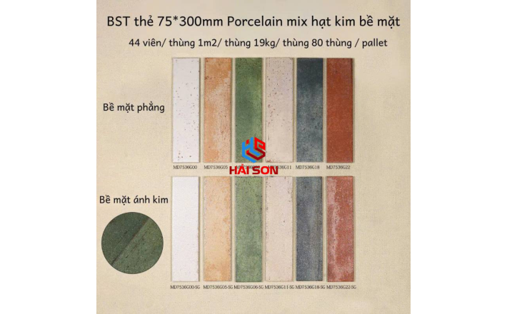 DAS	MD7536G22-SG_75x300 Gạch Thẻ Giả Cổ