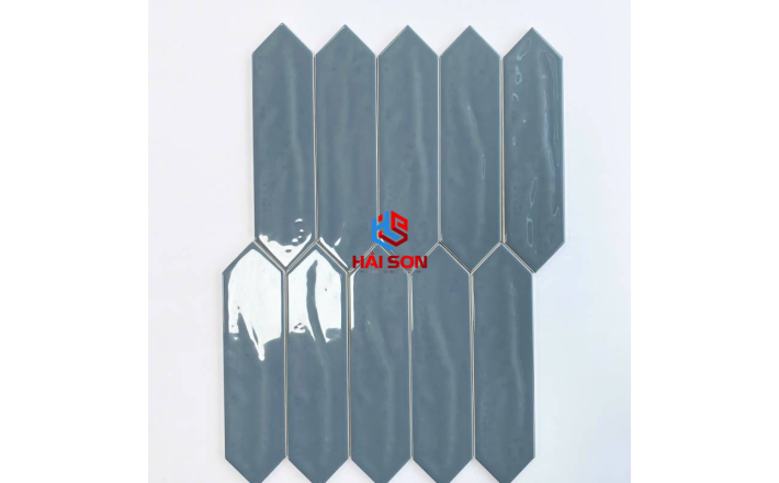 DAS75304J_75x300mm Gạch Thẻ Mũi Tên Bóng Lượn Xám Ghi