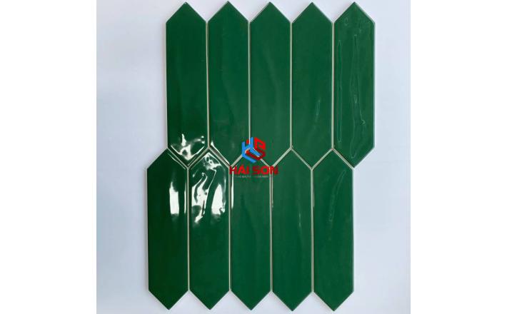 DAS-75312J_75x300mm Gạch Thẻ Mũi Tên Bóng Lượn Xanh Lá