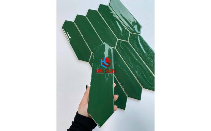 DAS-75312J_75x300mm Gạch Thẻ Mũi Tên Bóng Lượn Xanh Lá