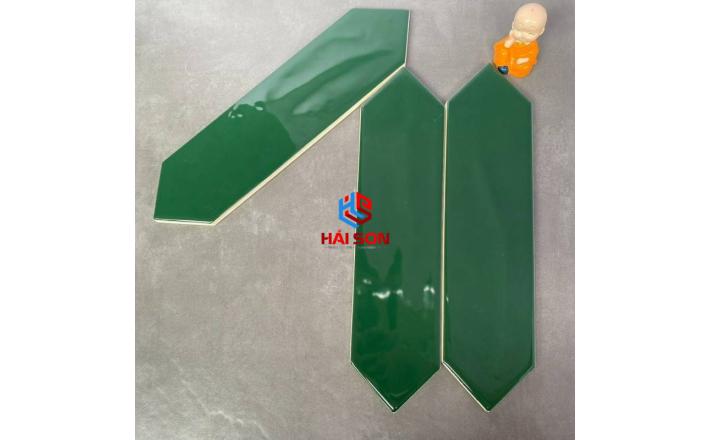 DAS-75312J_75x300mm Gạch Thẻ Mũi Tên Bóng Lượn Xanh Lá