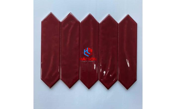 DAS75317J_75x300mm Gạch Thẻ Mũi Tên Bóng Lượn Đỏ Đô