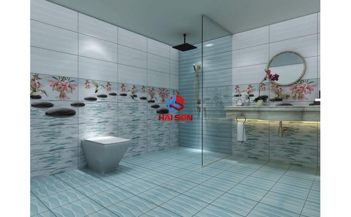 NK8414_300×600 Gạch Bộ Ốp Tường Phối Cảnh Sông Nước Yên Bình