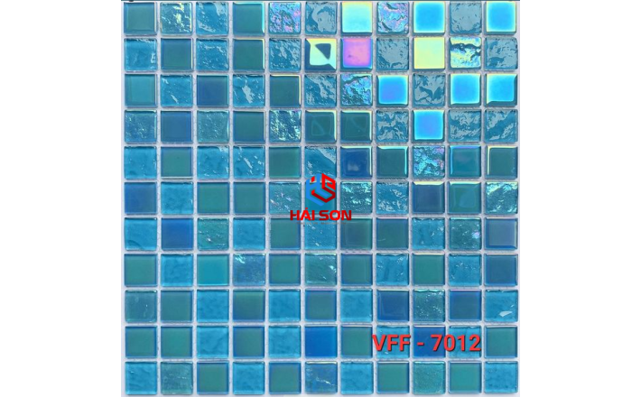 VTPVFF - 7012_25 x 25 Gạch Thuỷ Tinh Hồ Bơi Mosaic