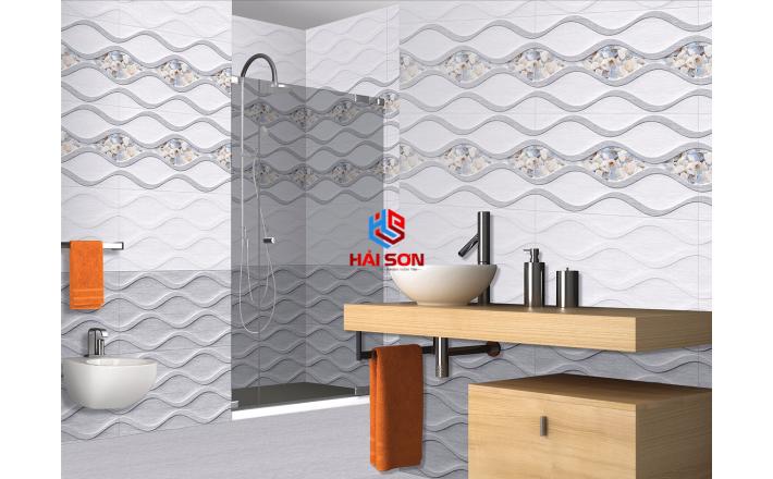 NK3605_300×600 Gạch Bộ Ốp Tường Phối Cảnh Đường Cong Quyến Rũ