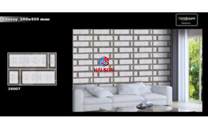 NK38007 _ Gạch Họa Tiết Sỏi Ốp Tường 300x450mm – Tự Nhiên, Sang Trọng, Bền Đẹp