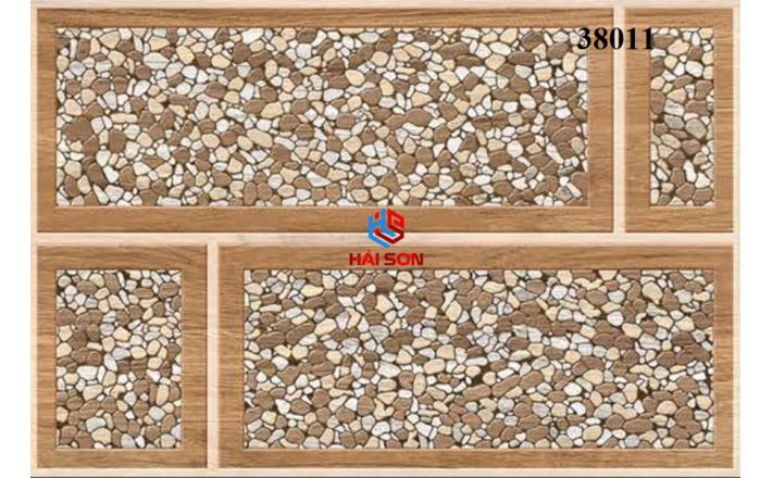 NK38011 – Gạch Trang Trí Men Họa Tiết  Sỏi Độc Đáo