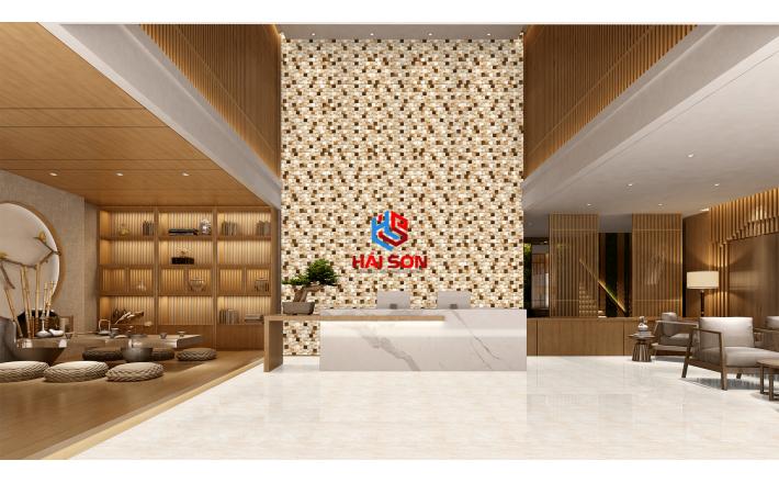 NK3809BR_Gạch Đá Trang Trí Ốp Tường Ghép Khối Đá Lập Thể 300×600