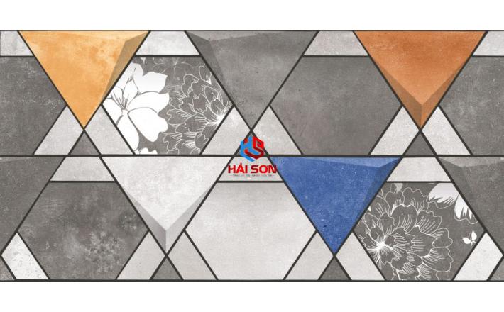 NK3812 _Gạch Đá Trang Trí Ốp Tường  Đá Khoáng Tam Giác 300×600