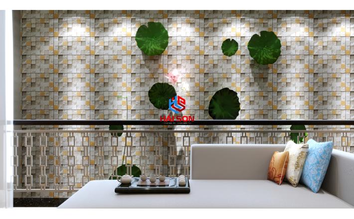 NK3813_Gạch Đá Trang Trí Ốp Tường Họa Tiết Đá Khảm 300×600